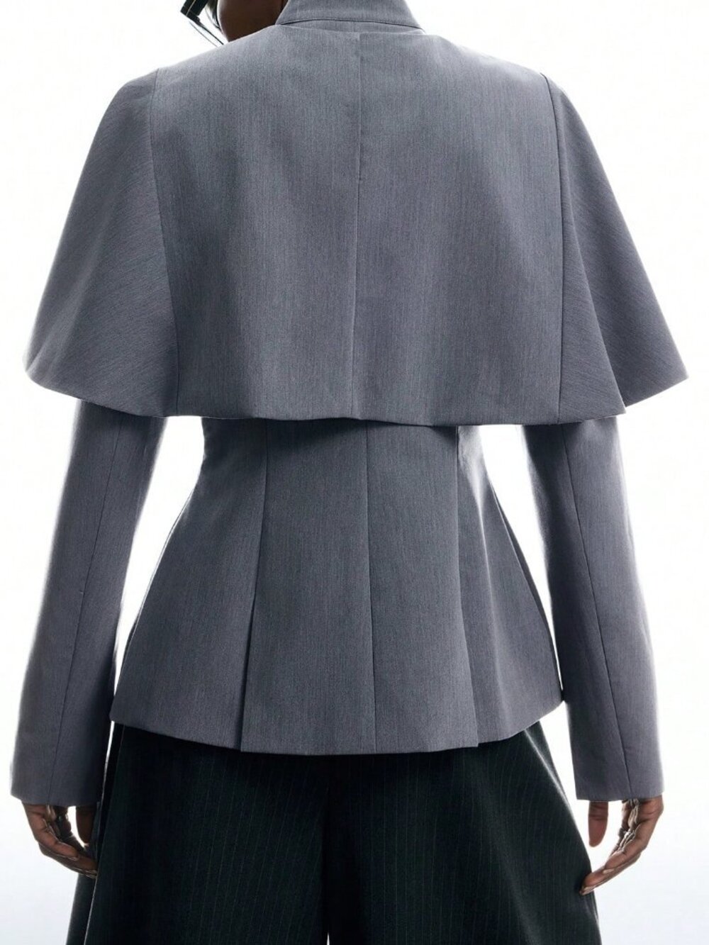 Grey Casual Women's Blazer - Picture 2 of 8